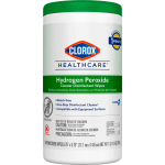 Clorox Healthcare Hydrogen Peroxide Disinfecting Wipes, 5 3/4in x 6 3/4in, Canister Of 155 Wipes