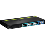 TRENDnet 24-Port 10/100Mbps Web Smart Poe Switch