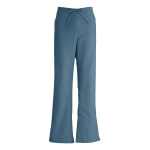 Medline ComfortEase Ladies Modern Fit Petite Cargo Scrub Pants, Small, Caribbean Blue