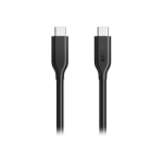 Anker PowerLine - USB cable - 24 pin USB-C (M) to 24 pin USB-C (M) - USB 3.1 Gen 1 - 3 ft - 4K support - black