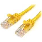 StarTech.com Cat5e Snagless UTP Patch Cable, 25ft, Yellow