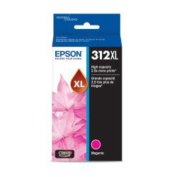 Epson 312XL Claria High-Yield Photo Magenta Ink Cartridge,T312XL320-S