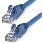 StarTech.com 50ft (15m) CAT6 Ethernet Cable, LSZH (Low Smoke Zero Halogen) 10 GbE Snagless 100W PoE UTP RJ45 Blue Network Patch Cord, ETL - 50ft/15.2m Blue LSZH CAT6 Ethernet Cable