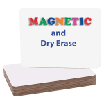 Flipside Magnetic Dry-Erase Boards, 9in x 12in, White, Pack Of 12