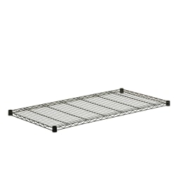 BLACK+DECKER Metal TV Topper Shelf, Large, Black