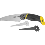 Stanley 3 in 1 Saw Set - 17in Length - 0.65 lb - Rubber Handle