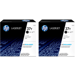 HP 37Y Extra-High-Yield Black Toner Cartridges, Pack Of 2, CF237Y