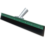 Unger AquaDozer Straight 24in Floor Squeegee - 23.62in EPDM Rubber Blade - Sturdy, Heavy Duty, Durable, Long Lasting - Green, Black - 1Each