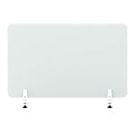 U Brands Single Glass Dry Erase Protective Panel, 45in X 25in, Clear