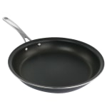 Martha Stewart 12in Aluminum Frying Pan, Black