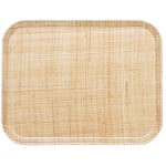 Cambro Camtray Rectangular Serving Trays, 15in x 20-1/4in, Rattan, Pack Of 12 Trays