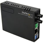 StarTech.com 10/100 Fiber to Ethernet Media Converter Multi Mode ST 2 km