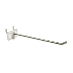 Azar Displays Metal Straight-Entry Hooks For Pegboard And Slatwall Systems, 6in, Pack Of 50 Hooks