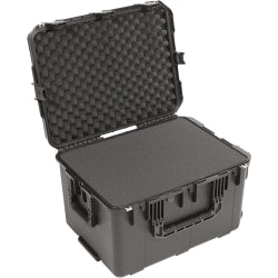 SKB Cases iSeries Protective Case With Foam And Wheels, 23in x 17in x 14in, Black