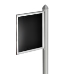 Azar Displays Double-Sided Slide-In Frame For Sky Tower Displays, 17in x 11in, Silver