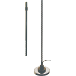 Tram 3-M-B-HC Antenna - Range - HF - 26 MHz to 30 MHz - Black/White - Magnetic Mount - PL-259 Connector