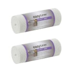 Duck Brand 1344559 Select Grip EasyLiner Non-Adhesive Shelf And Drawer Liner, 12in x 20ft, White, Pack Of 2 Rolls