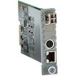 Omnitron Systems iConverter GX/TM Twisted pair To Fiber Media Converter - 1 x RJ-45 , 1 x SC Duplex , 1 x mini-DIN RS-232 Serial - 10/100/1000Base-T, 1000Base-SX