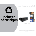 Recycle Across America Ink And Toner Cartridges Standardized Recycling Labels, CART-8511, 8 1/2in x 11in, Gray