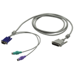 Raritan - Keyboard / video / mouse (KVM) cable - DB-25 (M) to PS/2, HD-15 (VGA) (M) - 2 ft - for CompuSwitch CS8R; Dominion KSX 440, 880; MasterConsole II MCC16, II MCC8, SMX28, SMX416