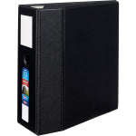 Avery Heavy-Duty 3-Ring Binder With Locking One-Touch EZD Rings, 5in D-Rings, 50% Recycled, Black