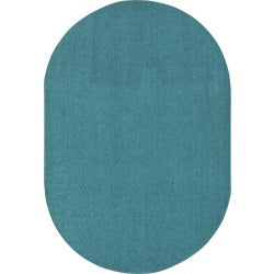 Joy Carpets Kids Essentials Oval Area Rug, Endurance, 7-1/2ft x 12ft, Mint