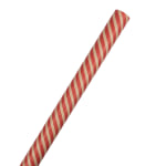 JAM Paper Wrapping Paper, Kraft, 25 Sq Ft, Brown/Red Stripes