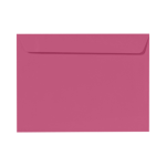 LUX Booklet 9in x 12in Envelopes, Gummed Seal, Magenta Pink, Pack Of 50