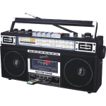 Supersonic 4 Band Radio & Cassette Player + Cassette To Mp3 Converter & Bluetooth - 4 W Integrated - Black - MP3 - SD - USB