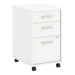 Bush Business Furniture Method 19-3/4inD Vertical 3-Drawer Mobile File Cabinet, White, Delivery