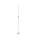 Adesso Simplee Cole Color-Changing LED Floor Lamp, 58inH, Matte White