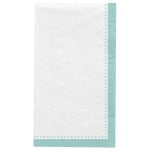 Amscan Premium Buffet Napkins, 7-3/4in x 4-1/2in, Robins Egg Blue