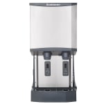 Hoffman Scotsman Meridian Countertop Air-Cooled Ice Machine And Water Dispenser, 35inH x 16-1/4inW x 24inD, Silver