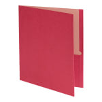 Earthwise by Oxford Twin-Pocket Folder, 95% Recycled, Red, Box Of 25