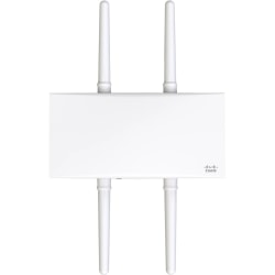 Meraki MR86 Dual Band IEEE 802.11 a/b/g/n/ac/ax 3.50 Gbit/s Wireless Access Point - Outdoor - 2.40 GHz, 5 GHz - External - MIMO Technology - 1 x Network (RJ-45) - 2.5 Gigabit Ethernet - PoE Ports - Pole-mountable, Wall Mountable - IP67 - 1 Pack