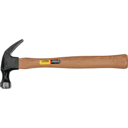 Stanley Tools 7 oz Curved Claw Wood Handle Nailing Hammer - 11.3in Length - 7 oz Head Weight - Heat Treated, Forged Head