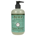 Mrs. Meyers Clean Day Liquid Hand Soap, Basil Scent, 12.5 Oz, Carton Of 6 Bottles