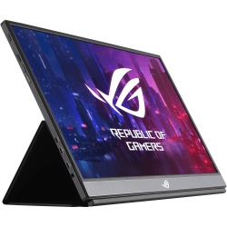 ASUS ROG Strix XG17AHPE - LED monitor - gaming - 17.3in - portable - 1920 x 1080 Full HD (1080p) @ 240 Hz - IPS - 300 cd/m2 - 1000:1 - 3 ms - Micro HDMI, USB-C - speakers