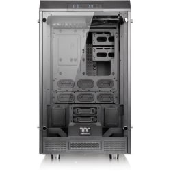 Thermaltake The Tower 900 Computer Case - Full-tower - Black, Transparent - Hot Dip Galvanized Steel - 9 x Bay - 2 x 5.51in x Fan(s) Installed - Mini ITX, ATX, Micro ATX, EATX Motherboard Supported - 13 x Fan(s) Supported