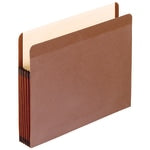 Pendaflex Tyvek Premium Reinforced File Pockets, 5 1/4in Expansion, 9 1/2in x 11 3/4in, Dark Brown, Box Of 5 File Pockets