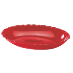 Cambro Plastic Deli Platters, Red, Pack Of 6 Platters