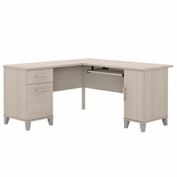 Bush Business Furniture Components 48inW Office Computer Desk With Mobile File Cabinet, Mocha Cherry, Standard Delivery