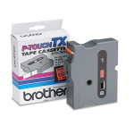 Brother P-Touch TX Laminated Tape - 1in - Direct Thermal - Black - 1 Each