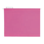 Pendaflex Premium Reinforced Color Hanging File Folders, Letter Size, Pink, Pack Of 25 Folders