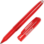 SKILCRAFT Erasable Gel Stick Pens, 0.7 mm, Translucent Barrel, Red Ink, 12 Pens Per Pack, Case Of 12 Packs