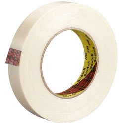 3M 898 Strapping Tape, 1in x 60 Yd., Clear, Case Of 36