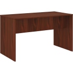 Lorell Essentials 72inW Standing-Height Table, Mahogany