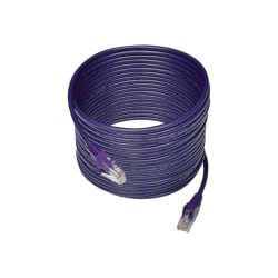 Tripp Lite 25ft Cat5 Cat5e Snagless Molded Patch Cable UTP Purple RJ45 M/M 25ft