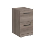 Sauder Affirm 19inD Vertical 2-Drawer Mobile File Cabinet With Lock, Hudson Elm