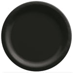 Amscan Paper Plates, 10in, Jet Black, 20 Plates Per Pack, Case Of 4 Packs